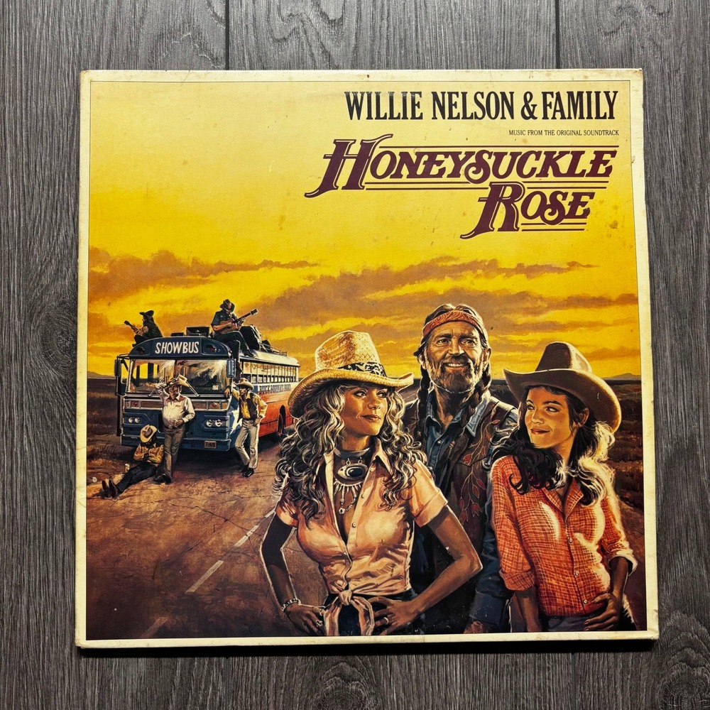 Willie Nelson Honeysuckle Rose Soundtrack Double Vinyl LP 1980 Columbia S2 36752